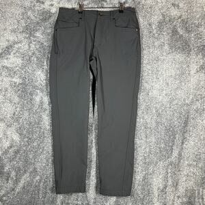 Western Rise Pants Mens 32x28 Black Evolution Travel Outdoors Hiking Commute
